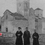 Sveštenici ispred manastira Đurđevi stupovi, Berane, početak XX vijeka