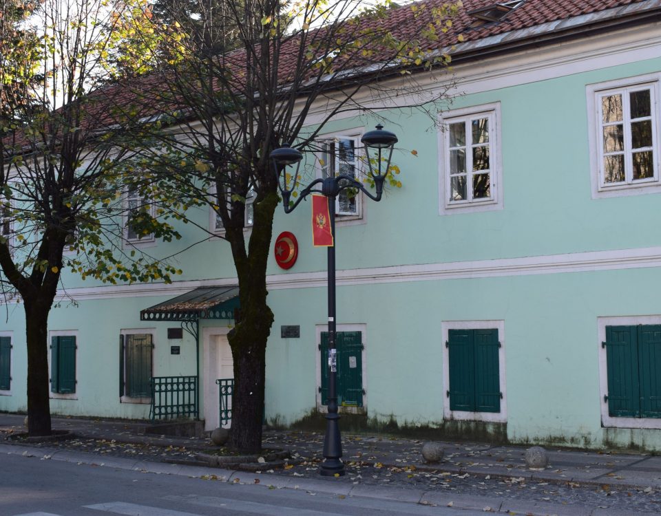 Zgrada bivseg Turskog poslanstva na Cetinju, danas Dramska akademija